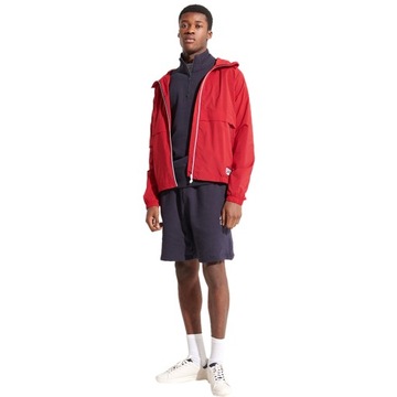 SUPERDRY CZERWONA KURTKA ZAMEK (L)