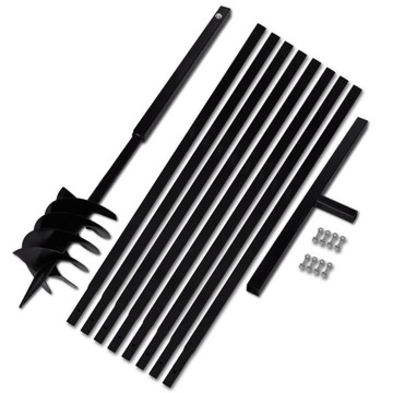 ŚWIDER DO ZIEMI GLEBY RĘCZNY DOŁOWNIK WIERTŁO 9 m 180 mm