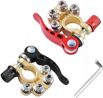 РАЗЪЕМЫ КЛЕММ АККУМУЛЯТОРА ПОЛОЖИТЕЛЬНЫЙ ОТРИЦАТЕЛЬНЫЙ - 2 шт.