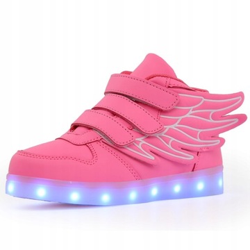Dziecięce r sportowe CHAO buty LED świecące .