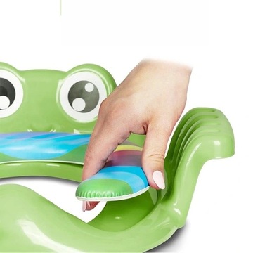 Чехол на унитаз лягушка для ребенка Зеленый