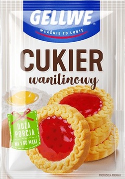 GELLWE CUKIER WANILINOWY Waniliowy 15g