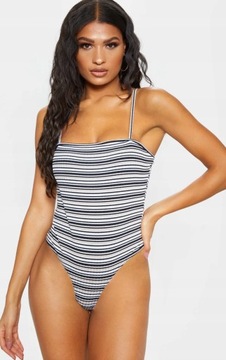 B19 Wielokolorowe body paski ramiączka PLT 36