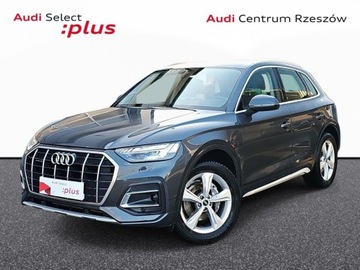 Audi Q5 II SUV Facelifting 2.0 40 TDI 204KM 2023 Audi Q5 matrixy, hak, aktywny tempomat, grzane fotele 2.0 Diesel 204KM