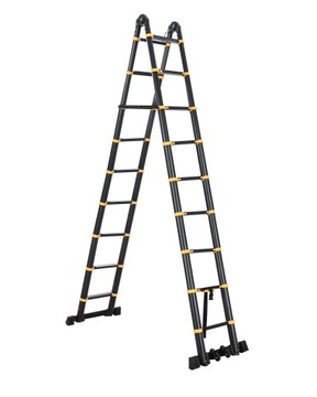 Drabina aluminiowa teleskopowa przegubowa 5.6m,