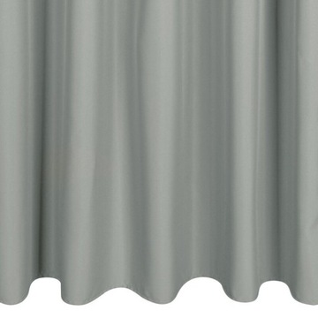 Zasłona ogrodowa Garden Srebrna 155x260 cm - Mocowanie na Szelki/Rzepy