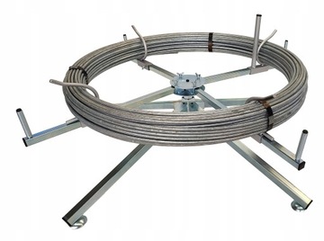 ROZWIJAK SKŁADANY DO DRUTU ODGROMOWEGO UZIEMIENIE STALOWY fi 100cm