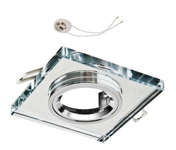 Oprawa sufitowa oprawka szklana do LED 230V GU10