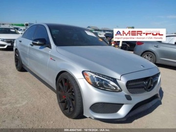 Mercedes Klasa C W205 2017 Mercedes-Benz Klasa C Mercedes-Benz AMG C 43 4Matic, od ubezpieczalni 3.0