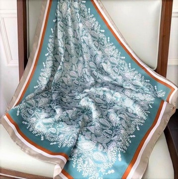 ШАРФ GAWROSZKA, БАНДАНА, МАЛЕНЬКИЙ ШАРФ, 70/70СМ