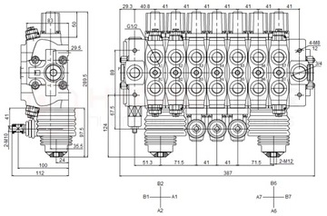 РАСПРЕДЕЛИТЕЛЬ SD8 7S J3P.D.D.D.J0P Z1,2,7 ГИДРОЛИДЕР