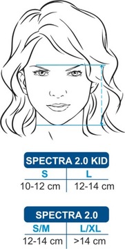 Полнолицевая маска для дайвинга детская Aqua Speed ​​Spectra Kid размера. С