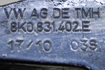 AUDI A4 AVANT B8 DVEŘE PŘEDNÍ PRAVÉ HORNÍ PANT 8K0831402E 2.00 DIESEL 1