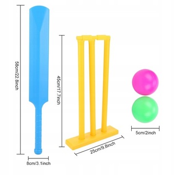 ПЛАСТИКОВЫЙ КОМПЛЕКТ ДЛЯ УЛИЧНОГО КРИКЕТА