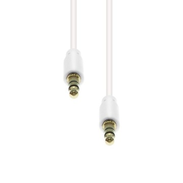 ProXtend Mini-Jack, 3-контактный, тонкий кабель M-M, 7 м, белый