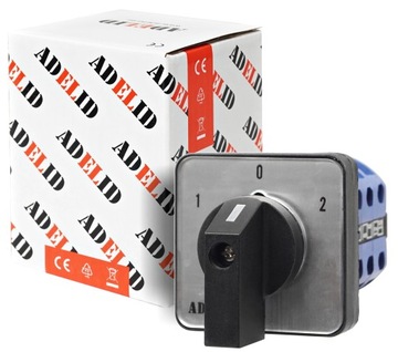 ПЛАТНЫЙ ПЕРЕКЛЮЧАТЕЛЬ 16A 3F 1-0-2 СЕТЕВОЙ ГЕНЕРАТОР IP65