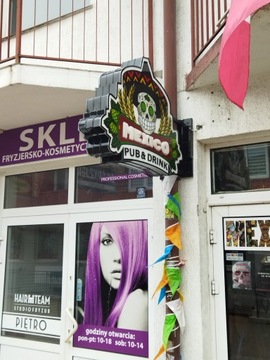 Световой короб светодиодный рекламный баннер 288х60