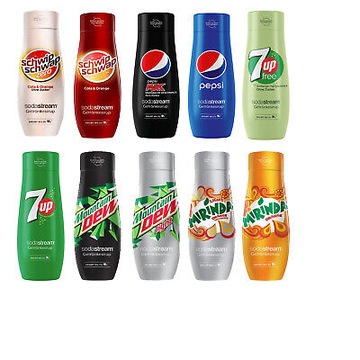 3x SODASTREAM 7UP КОНЦЕНТРАТНЫЙ СИРОП MIRINDA PEPSI