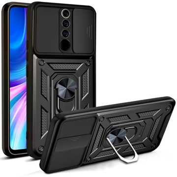 Etui PANCERNE SLIDE SZKŁO do XIAOMI REDMI 9