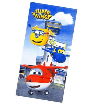Ręcznik plażowy Super Wings 70x140 cm - Na lotnisku