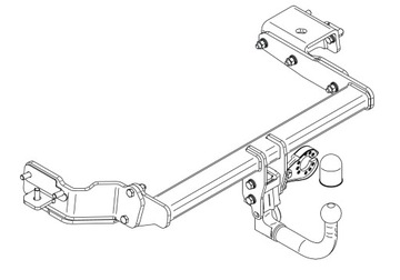 NOVÝ ODEPÍNACÍ ZAŘÍZENÍ(HÁK) TÁŽNÝ DO HYUNDAI SANTA FE (TM) SUV 2020- STEINHOF