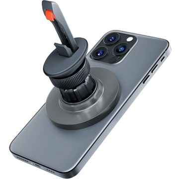 Магнитный держатель телефона в машину/автомобиль на решетку радиатора, 3мк для MagSafe