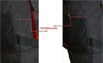 UBRANIE ROBOCZE OCIEPLANE ZIMOWE SPODNIE XL