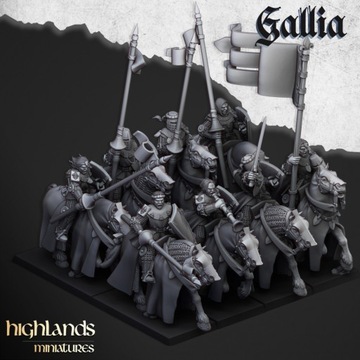 Young Knights of Gallia - x5 Figurki WHFB Warhammer Fantasy 9th Age