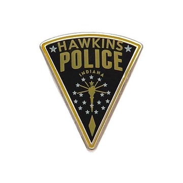 Przypinka - Stranger Things Hawkins Police