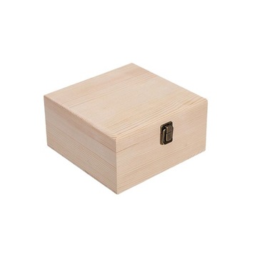 Drewniane pudełko do przechowywania Przenośne
