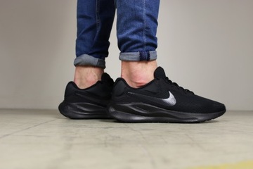 buty męskie Nike do biegania CZARNE sportowe treningowe WYGODNE sneakersy