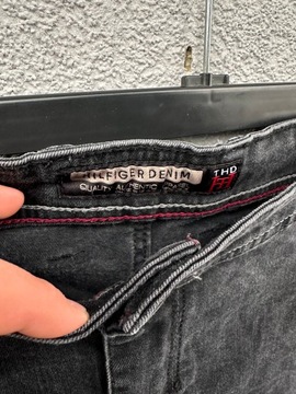 Tommy Hilfiger Denim ciemne spodnie jeansowe 46