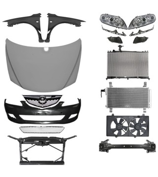 MAZDA 6 02-05 KAPOTA NÁRAZNÍK BLATNÍK PAS