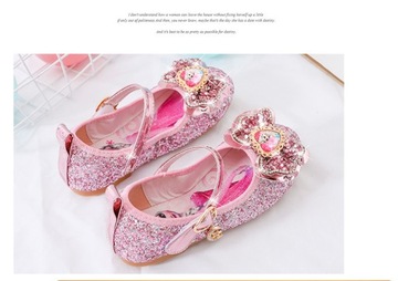 ICE SHOES БАЛЕТНЫЕ ТУФЛИ САНДАЛИИ ТАПОЧКИ ПРИНЦЕССЫ НАРЯД ЭЛЬЗЫ ЭЛЬЗА Р.