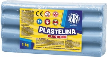 ASTRA Plastelina Modelarska dla Dzieci Niebieska