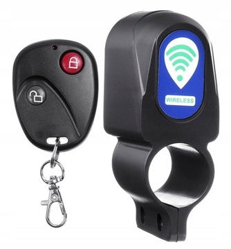 ZABEZPIECZENIE ALARM NA BATERIE PILOT BEZPRZEWODOWY MOTOCYKL QUAD SKUTER