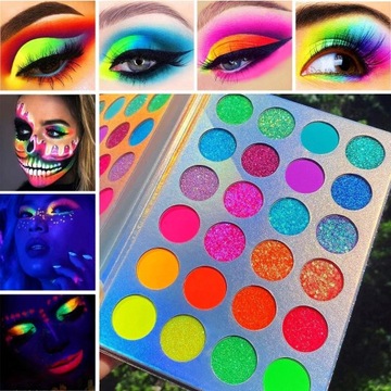 ПАЛИТРА ТЕНЕЙ ИЗ 24 ЦВЕТОВ ТЕНЕЙ ДЛЯ ВЕК