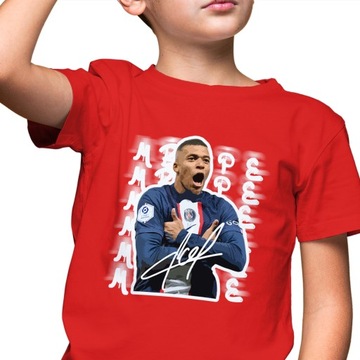 KOSZULKA T-shirt Kylian MBAPPE MiX Wzory 122 cm