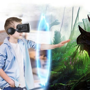 Универсальные VR 3D-очки 120° для телефонов 4,7–6,7 дюймов с контроллером