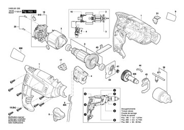Переключатель Bosch для ударной дрели UniversalImpact 650 2609007834