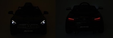 АВТОМОБИЛЬ MERCEDES AMG GTR ДЕТСКИЙ АВТОМОБИЛЬ АККУМУЛЯТОРНЫЙ ПИЛОТ ДИСТАНЦИОННЫЙ РАДИО КОЖАНЫЙ
