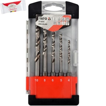 WIERTŁA DO METALU HSS 6542 5SZT SDS PLUS YATO