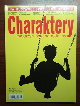 CHARAKTERY magazyn psychologiczny Nr 8/2011 spis