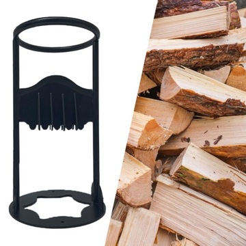 Stojak do cięcia rozpałki Ręczna łuparka do drewna Zintegrowana na zewnątrz