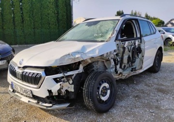 Skoda Kamiq Crossover 1.5 TSI 150KM 2024 Skoda Kamiq 2024r, 1.5 Benzyna. AUTOMAT. Uszkodzona. Poobijana. 1.5 Benzyna, zdjęcie 1