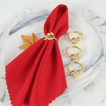 3/6/12 шт., кольцо для салфеток в отеле, держатель для салфеток, осенние листья, пряжка для салфеток