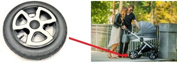 Колесо для надувной коляски Adamex Barletta - заднее - 12