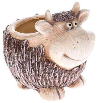 DONICZKA FIGURKA OGRODOWA OWCA OSŁONKA NA KWIATY