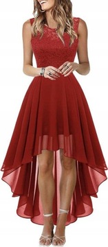 ЭЛЕГАНТНОЕ ДОвольно АСИММЕТРИЧНОЕ ПЛАТЬЕ НА СВАДЕБНЫЙ ВЫПУСК