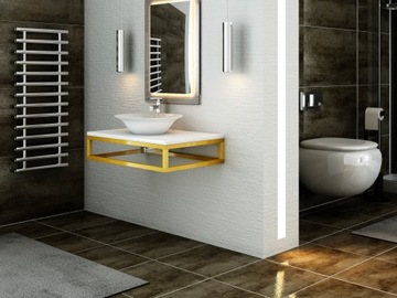 Вешалка для полотенец, 4 держателя, БЕЛЫЙ